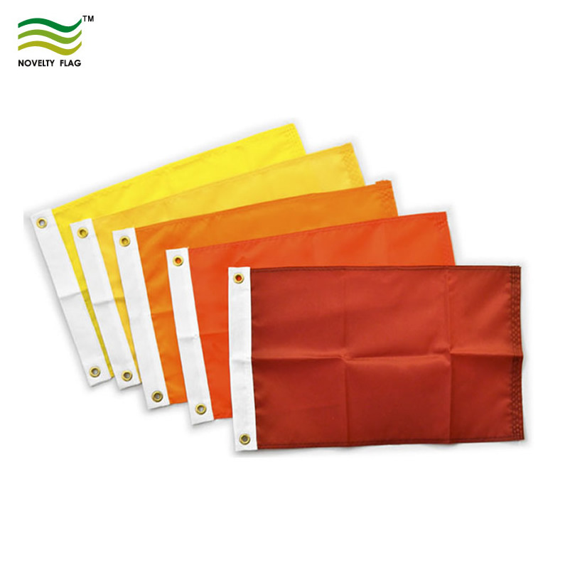 Heat Sublimation Golf Flags Nylon Golf Flags with Tube High Quality Solid Color Sale Blank 14x20