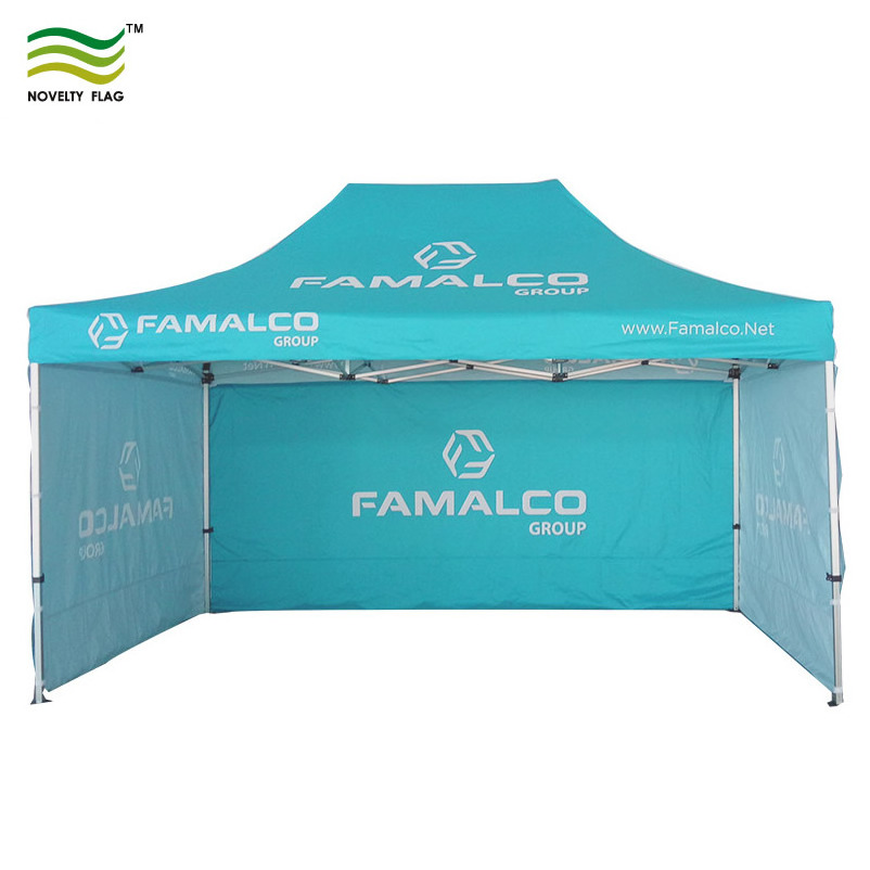 3x4.5M 10x15FT Folding Big Trade Show Aluminum Frame Custom Print Canopy Car Wash Tent