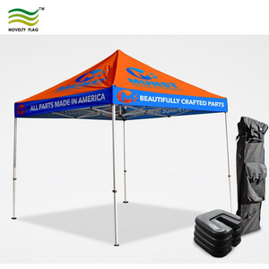 Easy Installation 10' x 10' 3x3 Aluminum Outdoor Pop Up Camping folding 4 walls Tent Customized Frame Heavy Duty Canopy