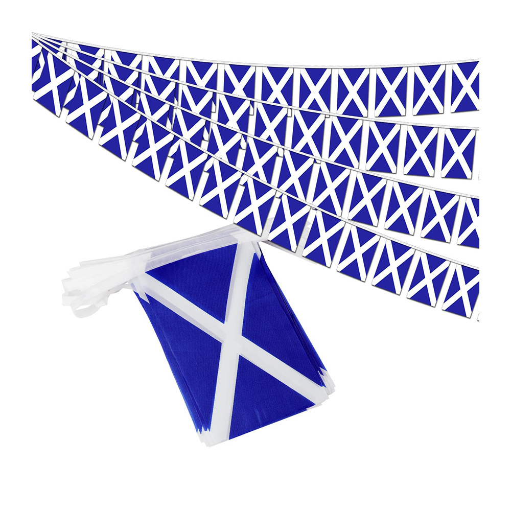 Euro 2024 Football Cheering Products Sunglasses Scotland String Car Mirror Hood Cover Garden Table Scotland Flag of Scotland