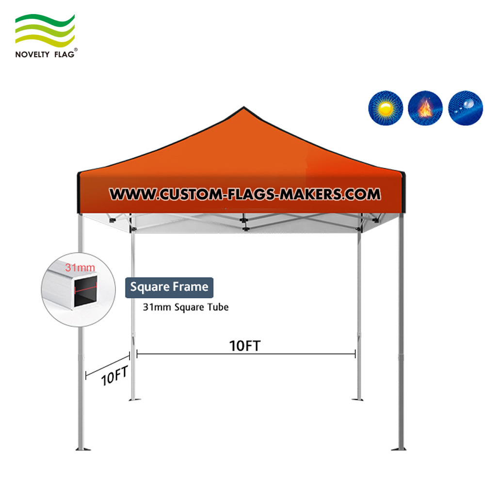 Advertising logo custom print 10x10 pop up trade show canopy tent large event tents for sale