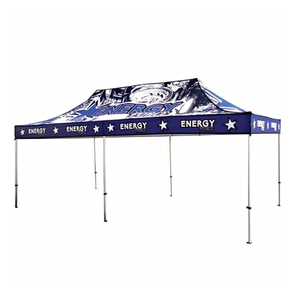 Custom hex frame  40mm aluminum Stretch Gazebo Advertising Outdoor Trade Show Heavy Duty Pop Up Canopy Tent 10x20