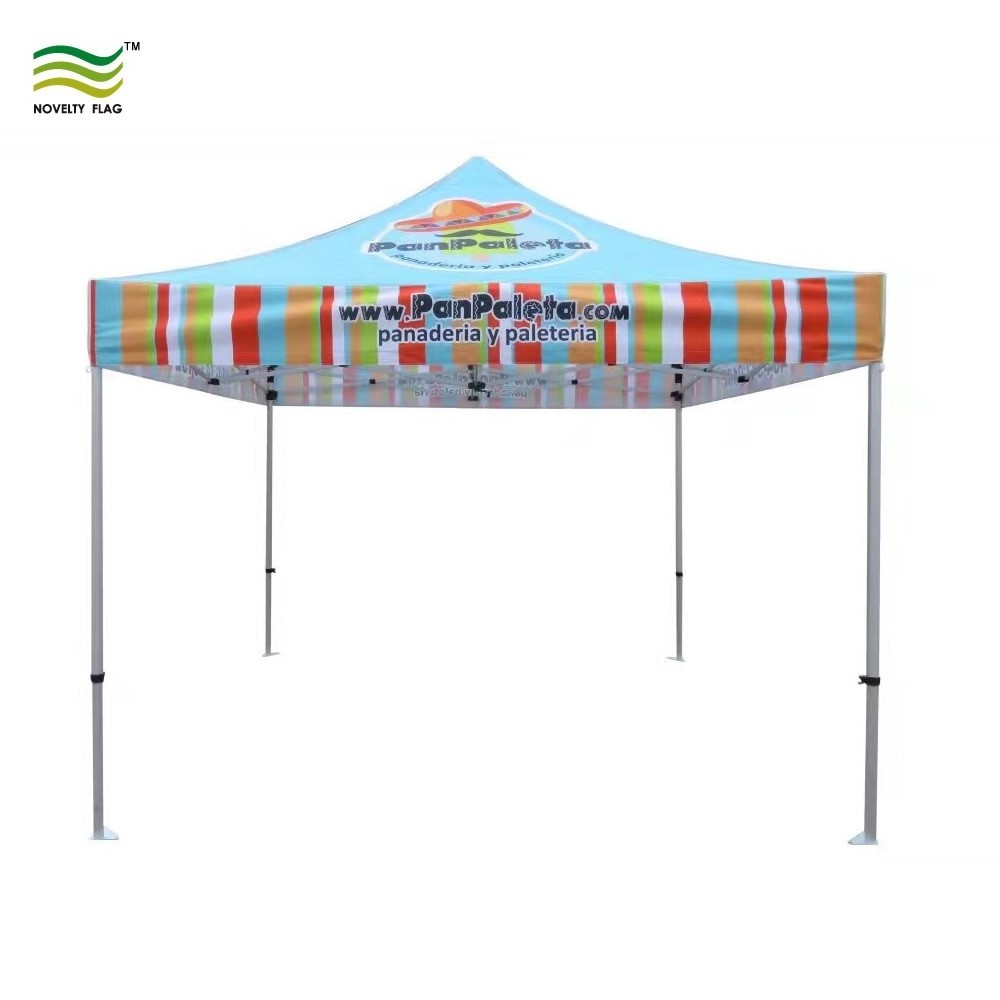 UV-protected flame-retardant commercial aluminum folding Pop up Canopy Gazebo Tent with Awning and Sidewalls 10x10ft 3x3m OEM