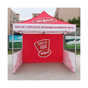 Custom Commercial 40mm Hexagon Aluminum Frame 600D Heavy Duty Trade Show Event Gazebo Pop Up Canopy Outdoor Tent10x10  Outdoor