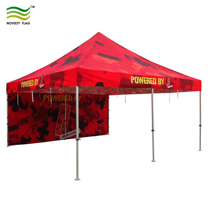 Easy Installation 10' x 10' 3x3 Aluminum Outdoor Pop Up Camping folding 4 walls Tent Customized Frame Heavy Duty Canopy