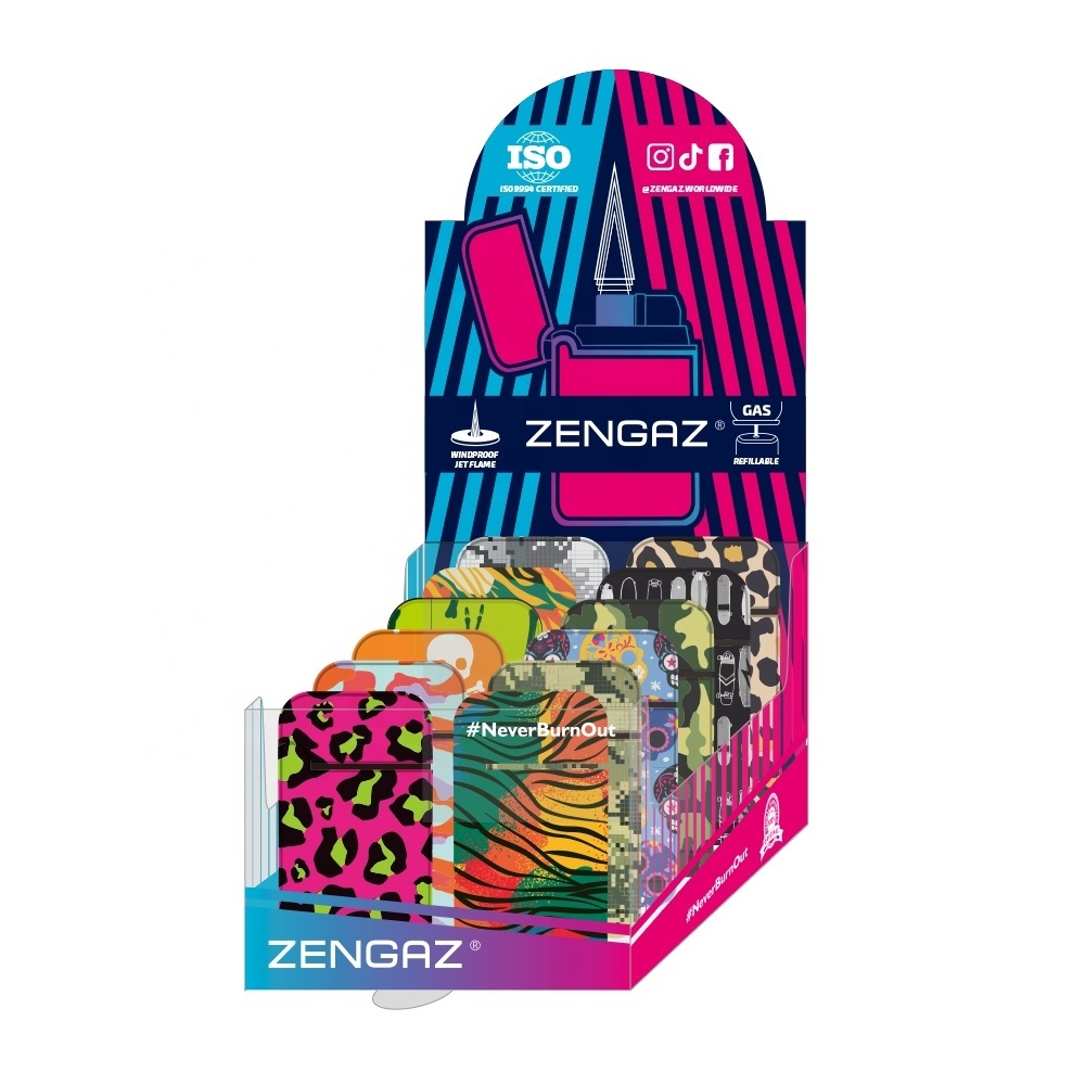 ZENGAZ ZL-13 New Design Portable Slim Other Lighters Refillable Gas Torch Flame Fire Lighter Isqueiro