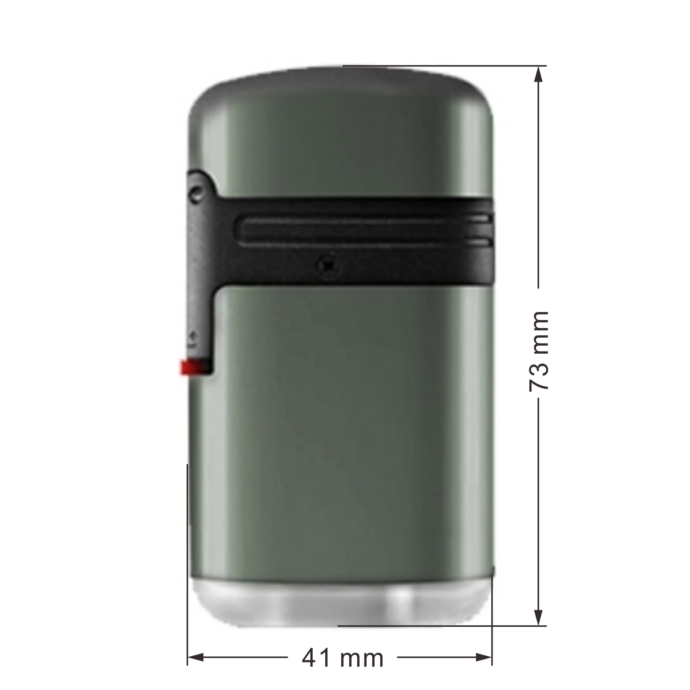 ZENGAZ ZL-2 Custom Logo Dual Flame Windproof Cigar Turbo Jet Torch Lighter