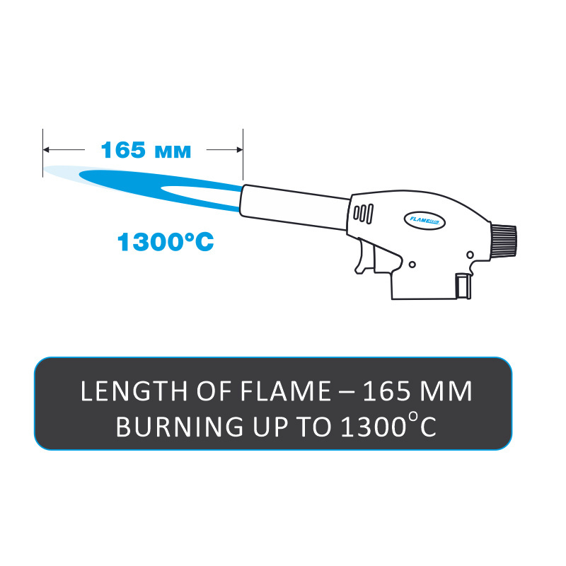 FLAMECLUB butane gas blow torch portable welding torches flamethrower Flame spray gun