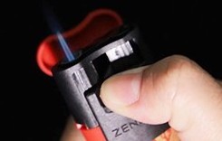 ZENGAZ ZL-5 Windproof Ladies Slim Jet Flame Cigarette Lighter For Smoking