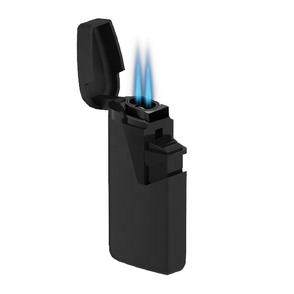 ZENGAZ ZL-9 Custom Logo Double Jet Windproof Flame Lighter Encendedor Lighter