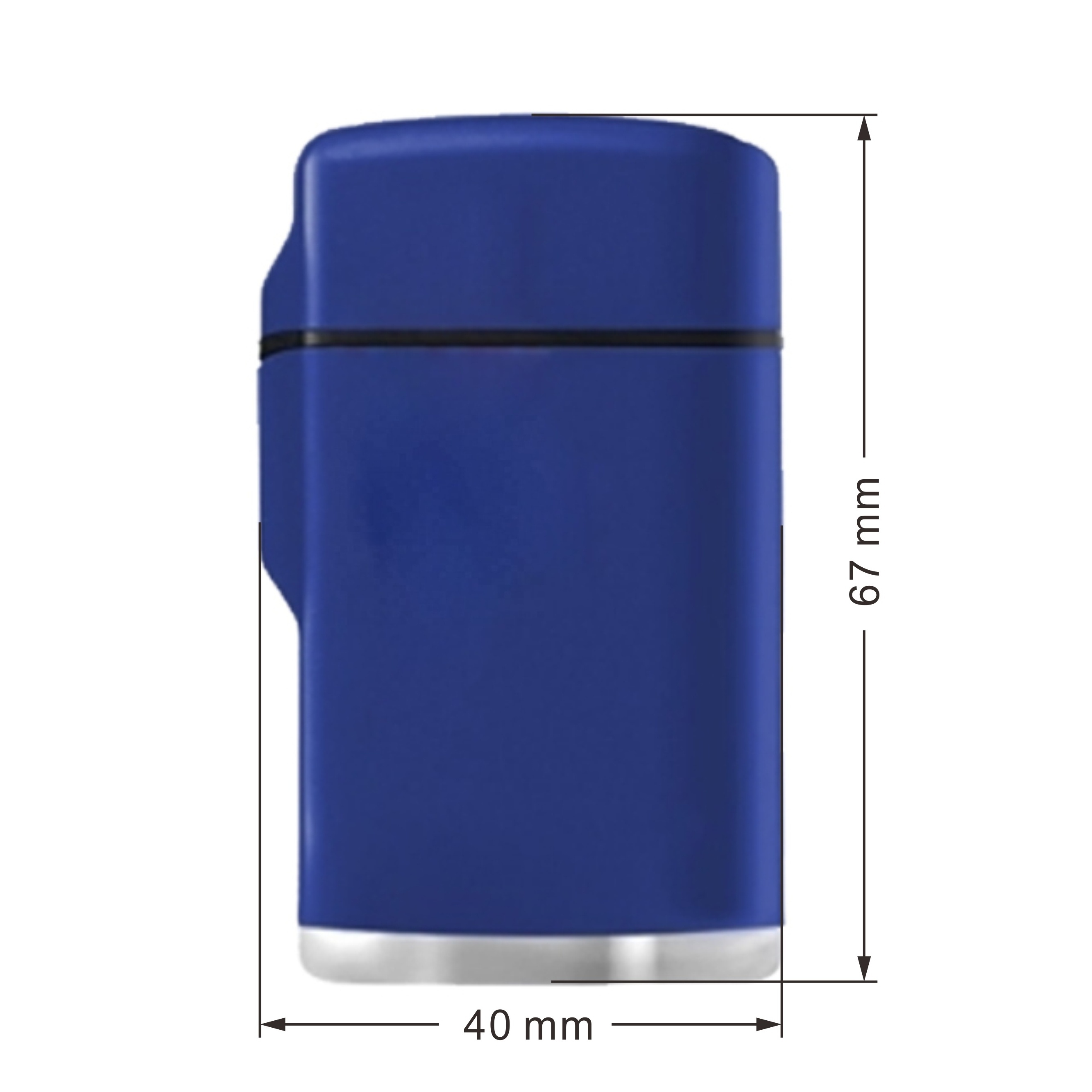 ZENGAZ ZL-10 Piezoelectric Advertising Custom Printing Logo Refillable Gas Jet Flame Cigarette Smoking Lighter