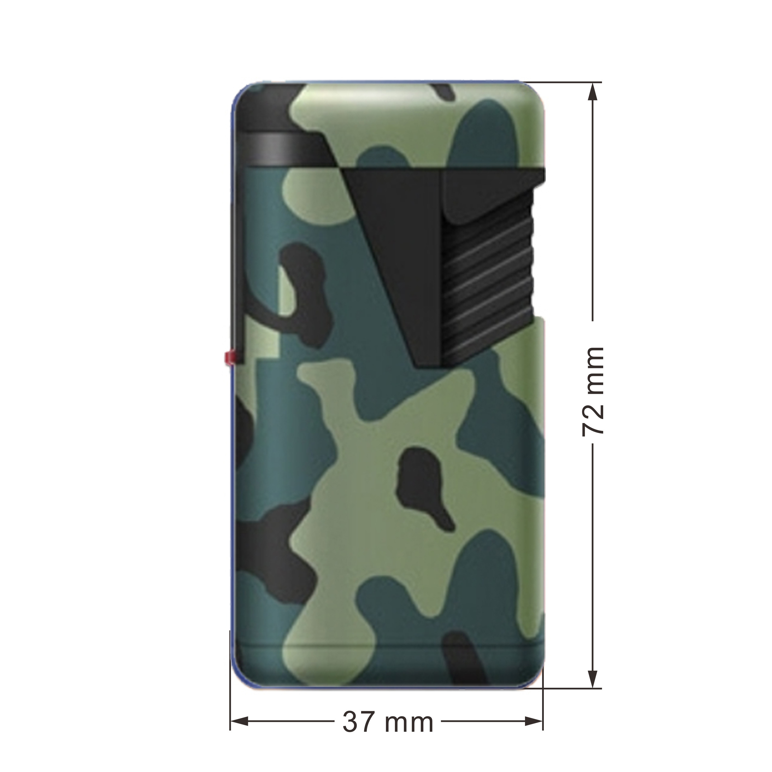 ZENGAZ ZL-9 Camouflage Dual Double Jet Flame Turbo Lighter For Outdoor Camping