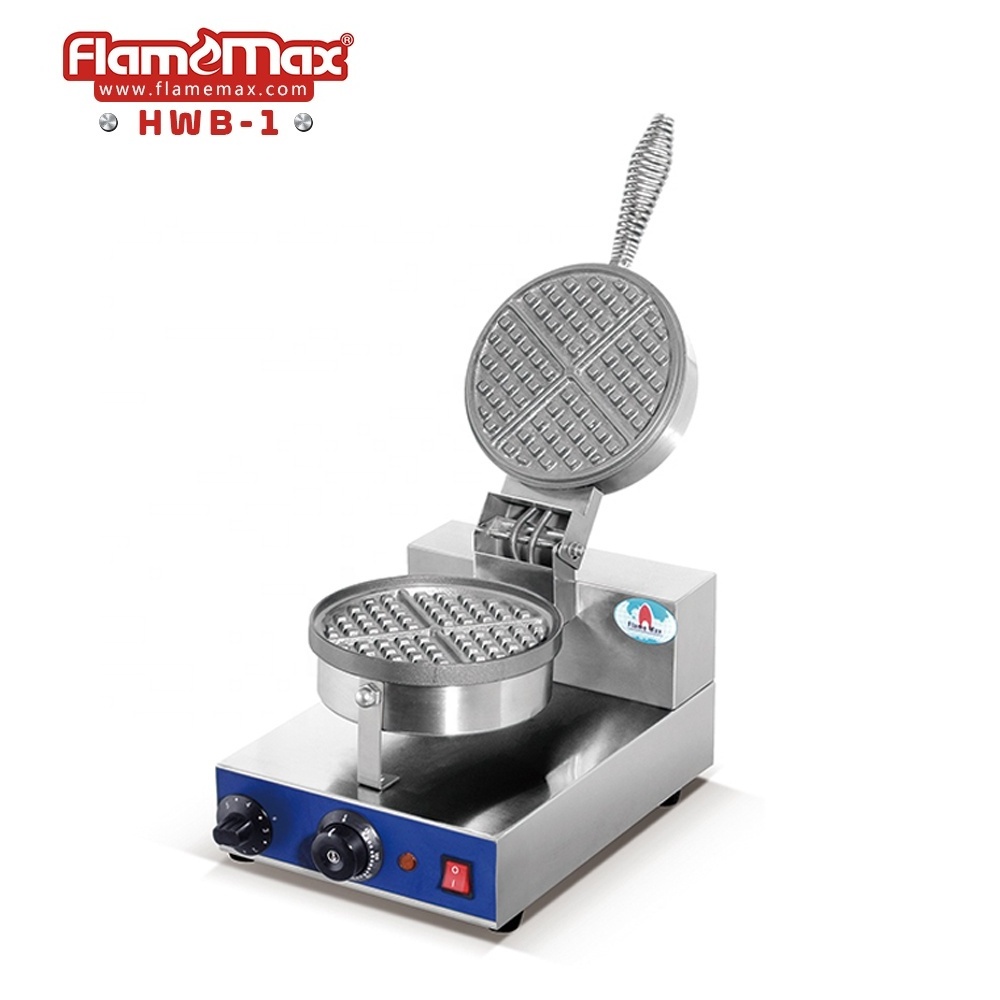 HWB-2X Commercial Catering FlameMax 2021 Carbon Waffle Maker, Ice Cream Waffle Cone Maker