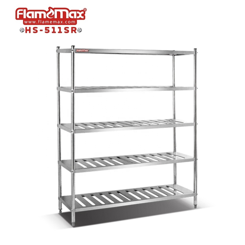 4 shelf kitchen used commercial stainless steel kitchen storage rack shelf