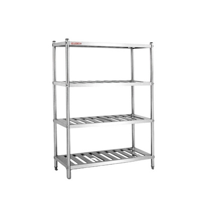 4 shelf kitchen used commercial stainless steel kitchen storage rack shelf