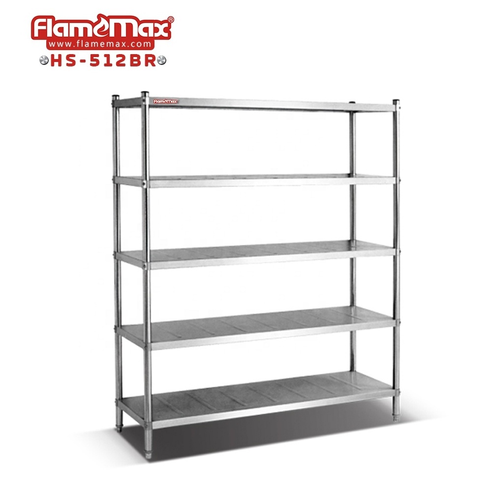 4 shelf kitchen used commercial stainless steel kitchen storage rack shelf