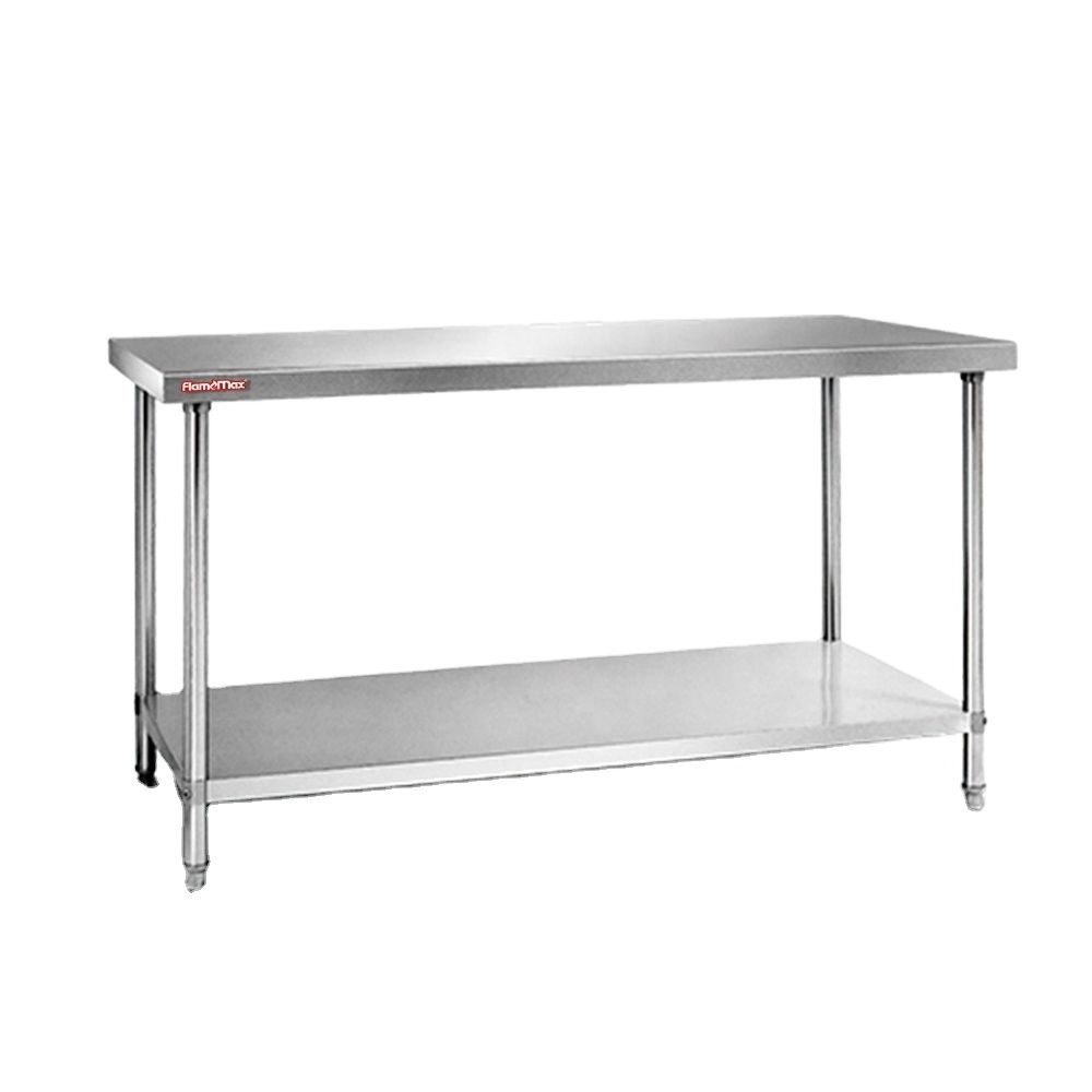 Stainless Steel Work Table Commercial Kitchen Furnitures Heavy Duty Work Bench  For Kitchen