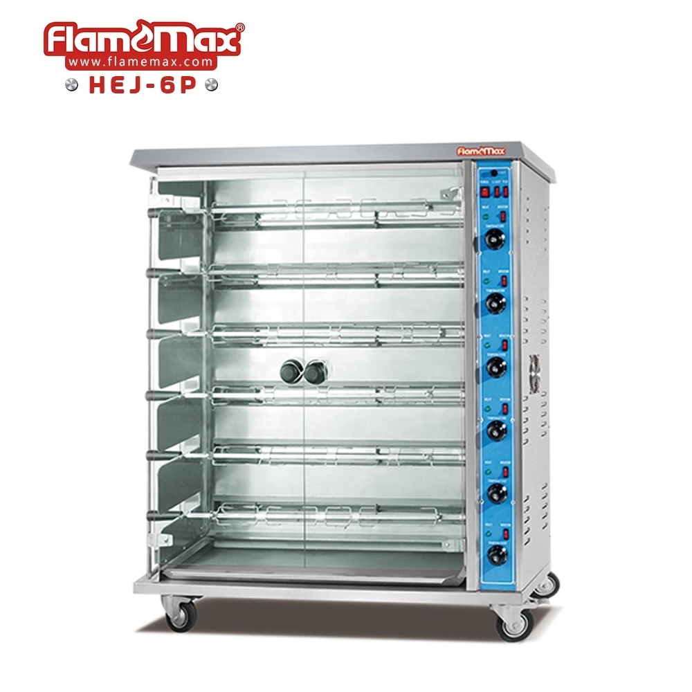 commercial electric vertical rotisserie(double door) Best seller electric rotisserie chicken oven for sale