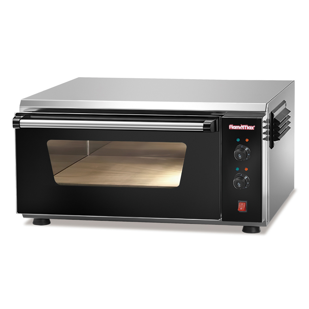 Professional Deck Oven Single Tray Electric  Countertop Stainless Steel Pizza Oven For Bakery Equipment