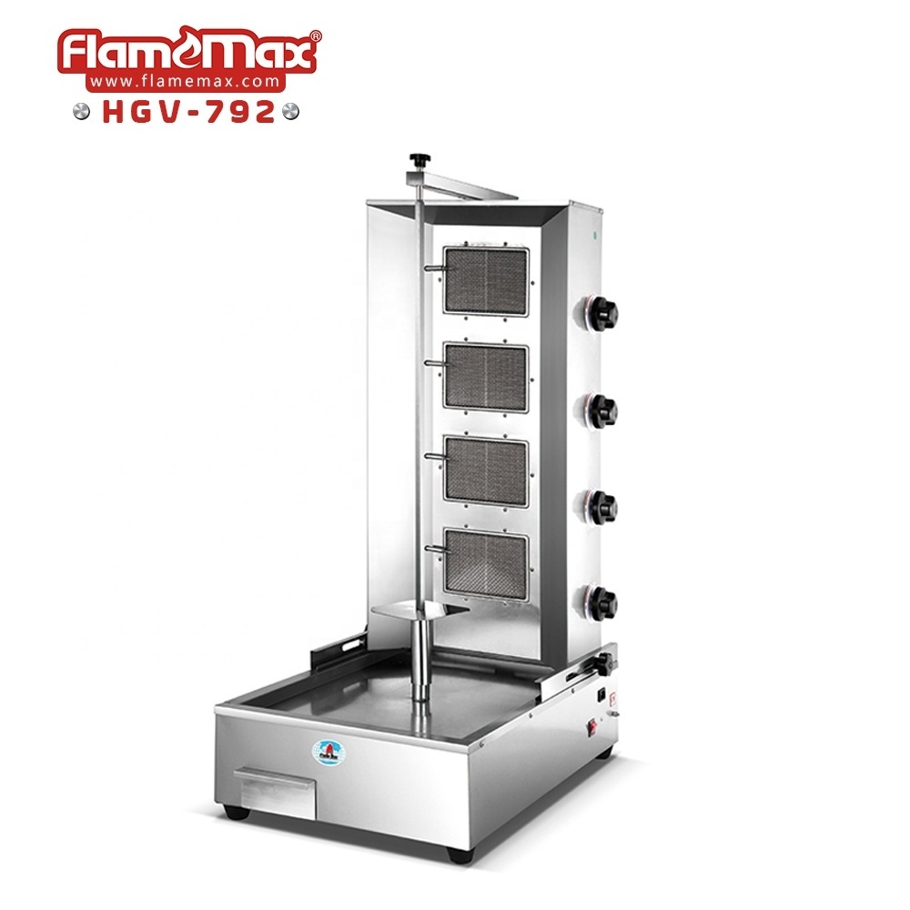 High Quality Kebab Machine Popular Mini Gas Shawarma Grill Machine For Restaurant Sale