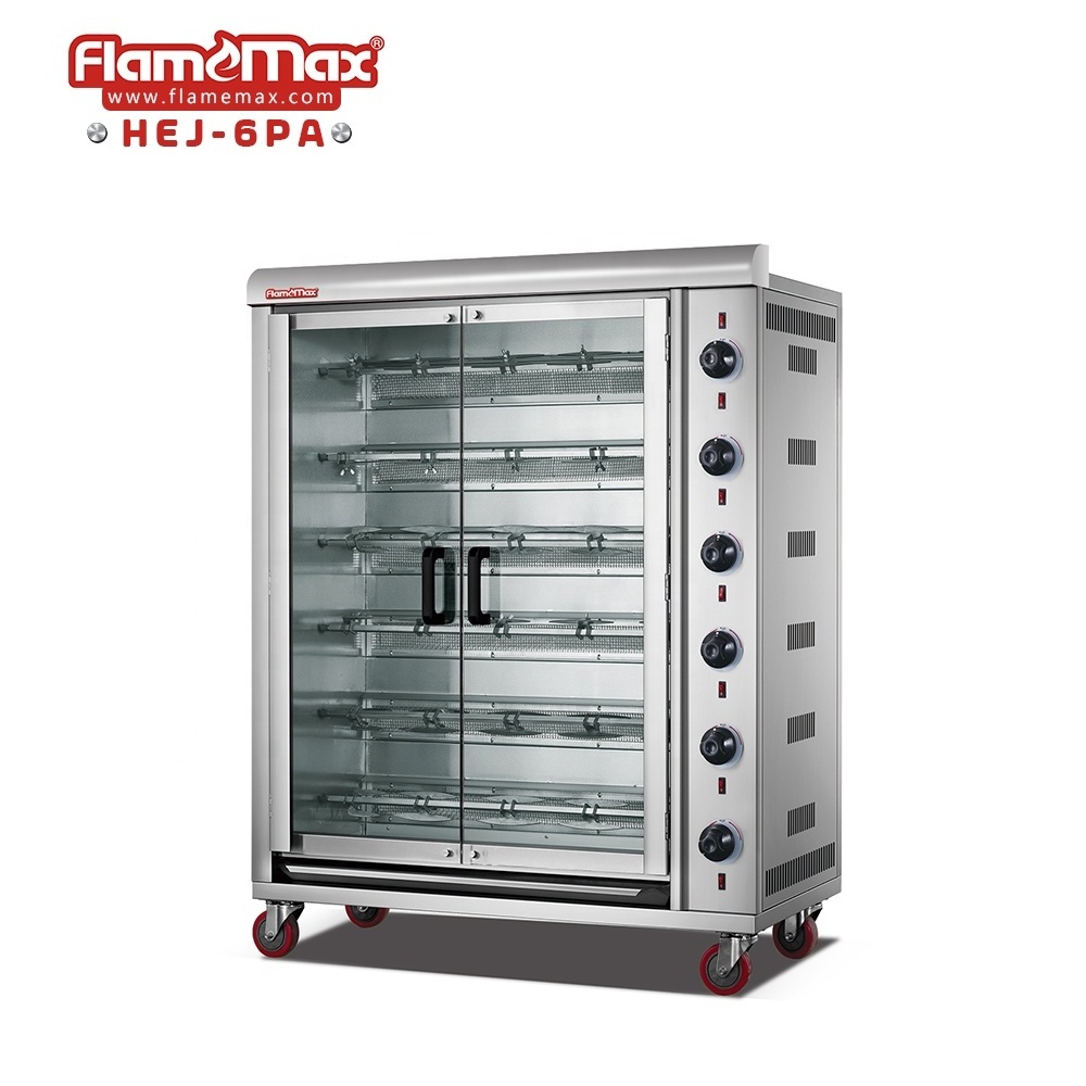 commercial electric vertical rotisserie(double door) Best seller electric rotisserie chicken oven for sale