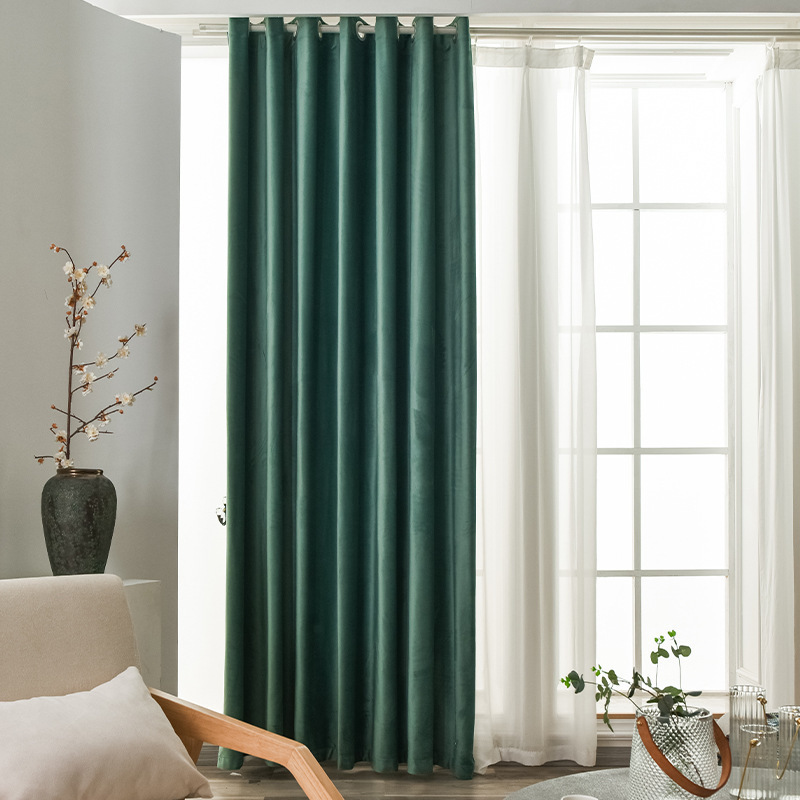 translucent impervious to people curtain fabric curtains for the living room luxury blackout