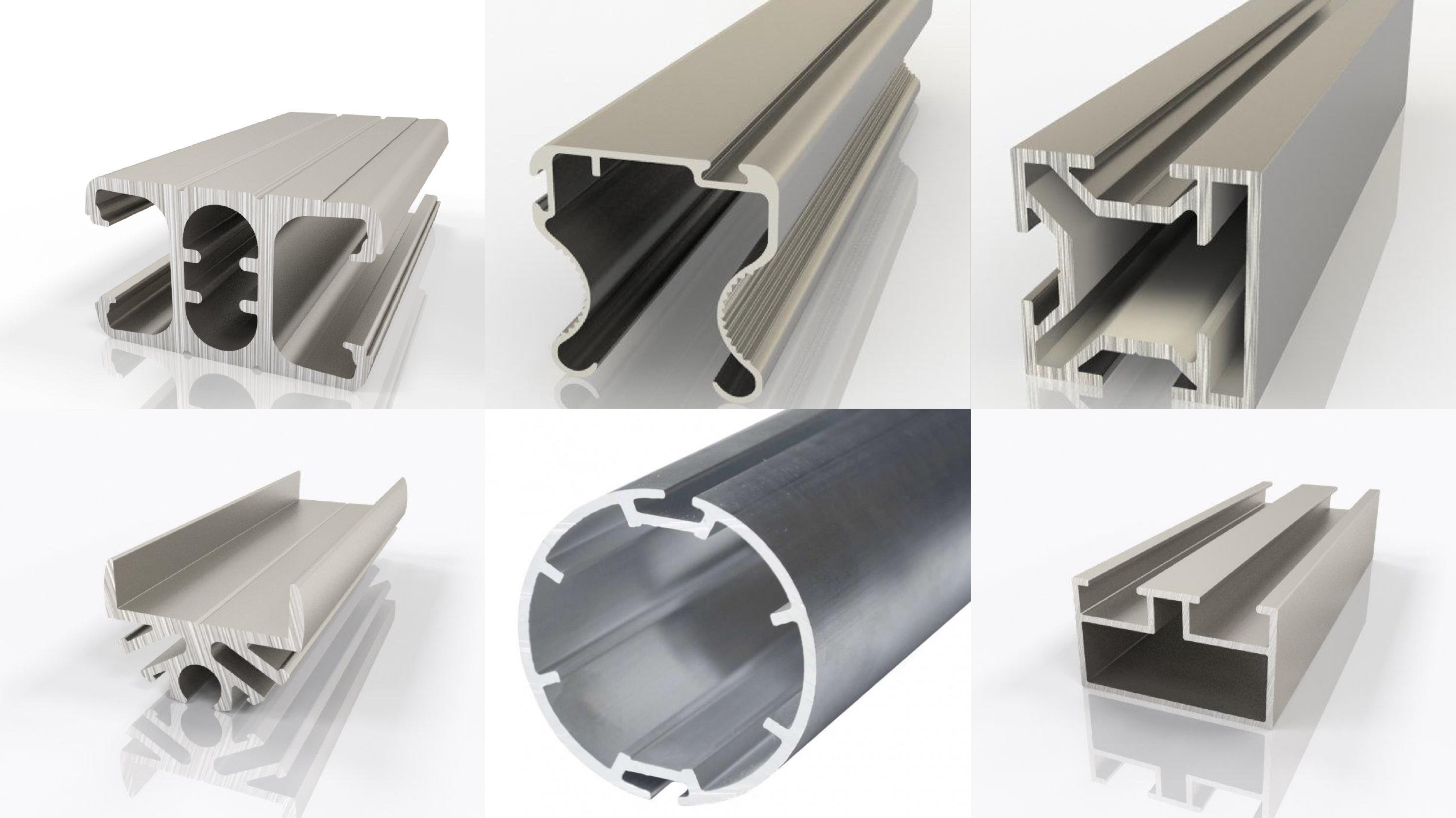 Factory Custom Large Industrial Aluminium Extrusion , Extruded Industrial Aluminium Profile