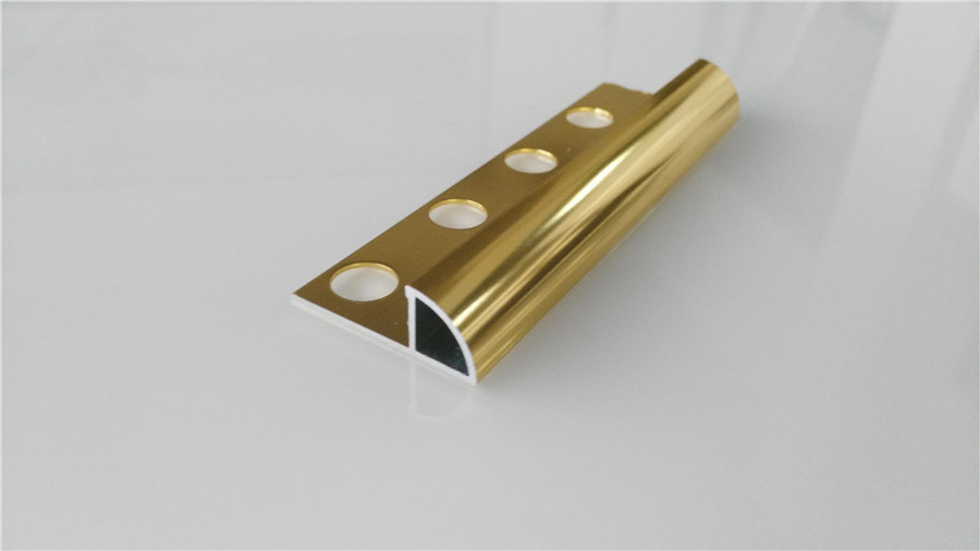 New design Aluminum Tile Trim Aluminum Corner Transition Profile border Edge Trim