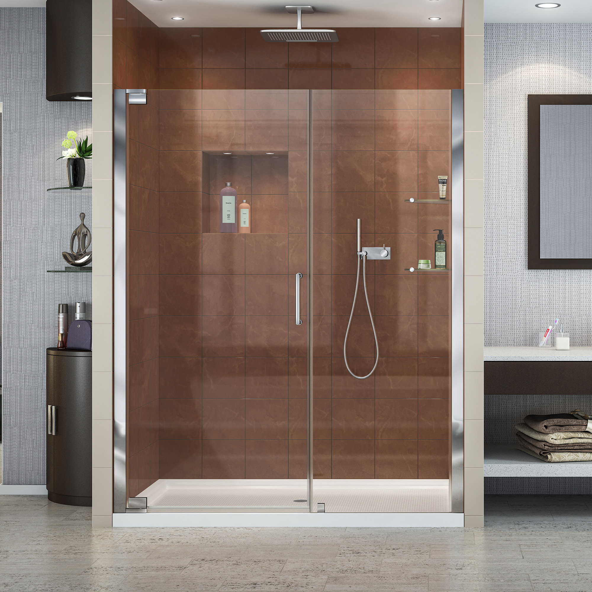 Most popular CE Certified 8mm 10mm 12mm sliding Frameless Shower Door Glass