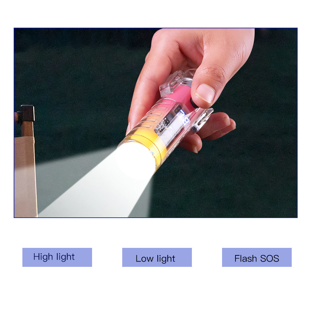 Transparent Shell Flameless Rechargeable Double Arc Lighter Windproof Waterproof Lighter USB Electronic Charging Plasma Lighter