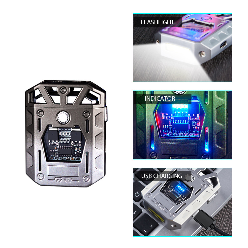 Pulse Electric Lighter Outdoor USB Rechargeable Dual Arc Lighting Electronic Lighter