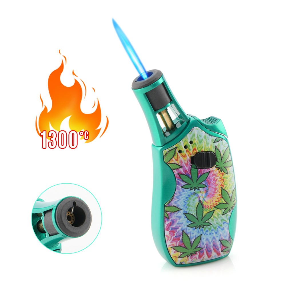 New style torch gas lighter butane torch lighter burning cigar tobacco  adjust ignition  jet flame torch lighter