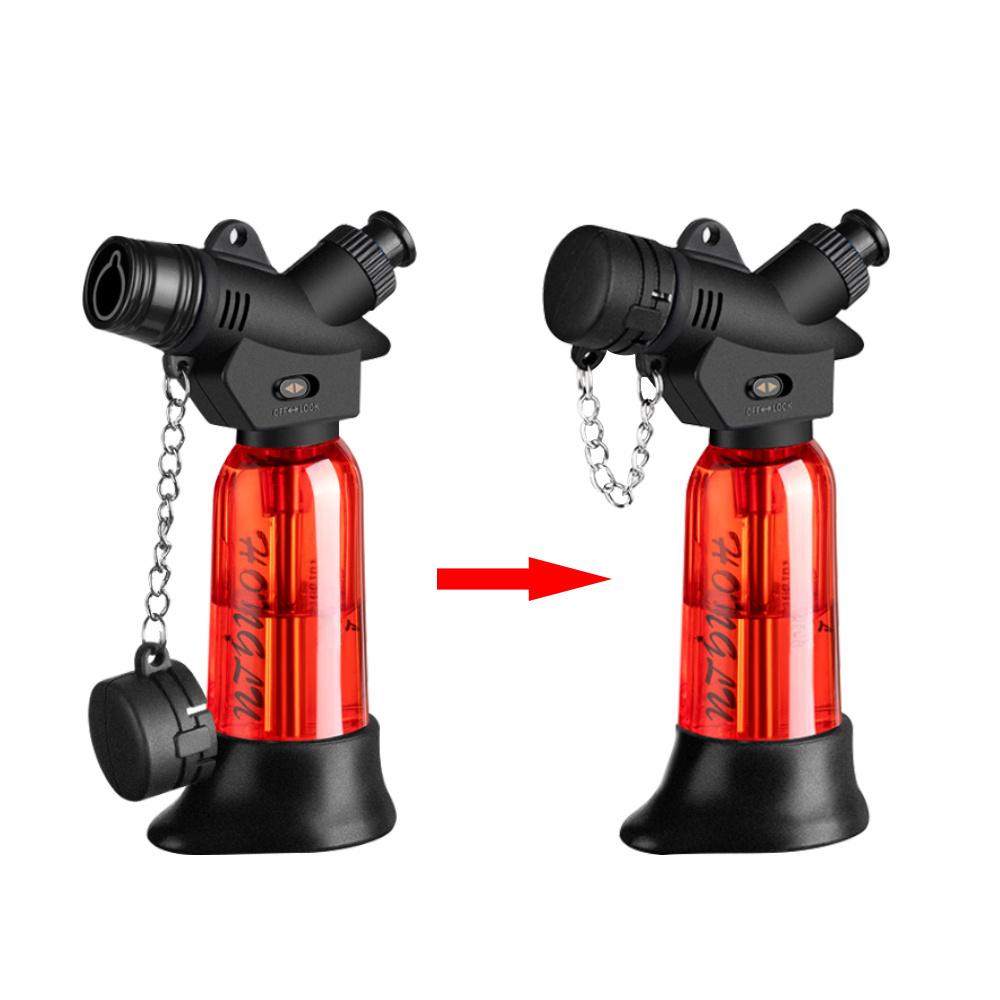 Outdoor gas lighter single jet flame Mini jet Torch lighter for kitchen