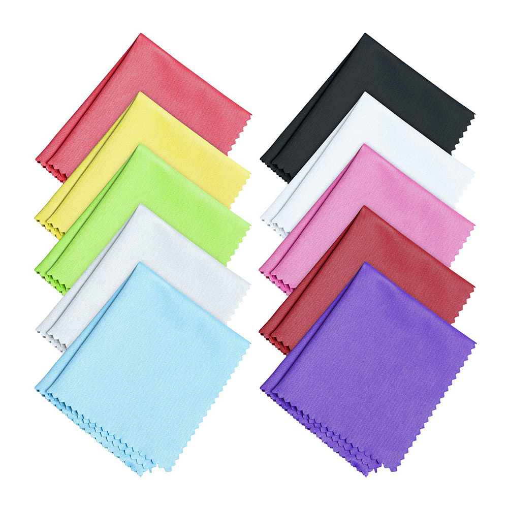 Custom Size Microfiber Glasses Lens Cleaning Cloths, Microfibre Eyewear Eye Glass Sunglasses Eyeglass Cleaning Cloth with Logo