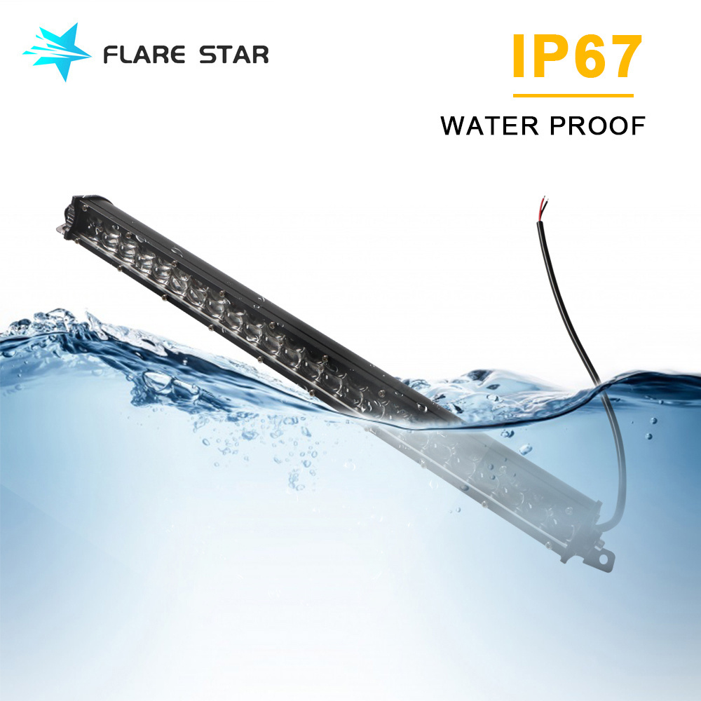 Off-road Light Bar  Spot Beam IP 67 Waterproof Vehicle, ATV, SUV 20 inch 144W Led Light Bar,6D double row strip light