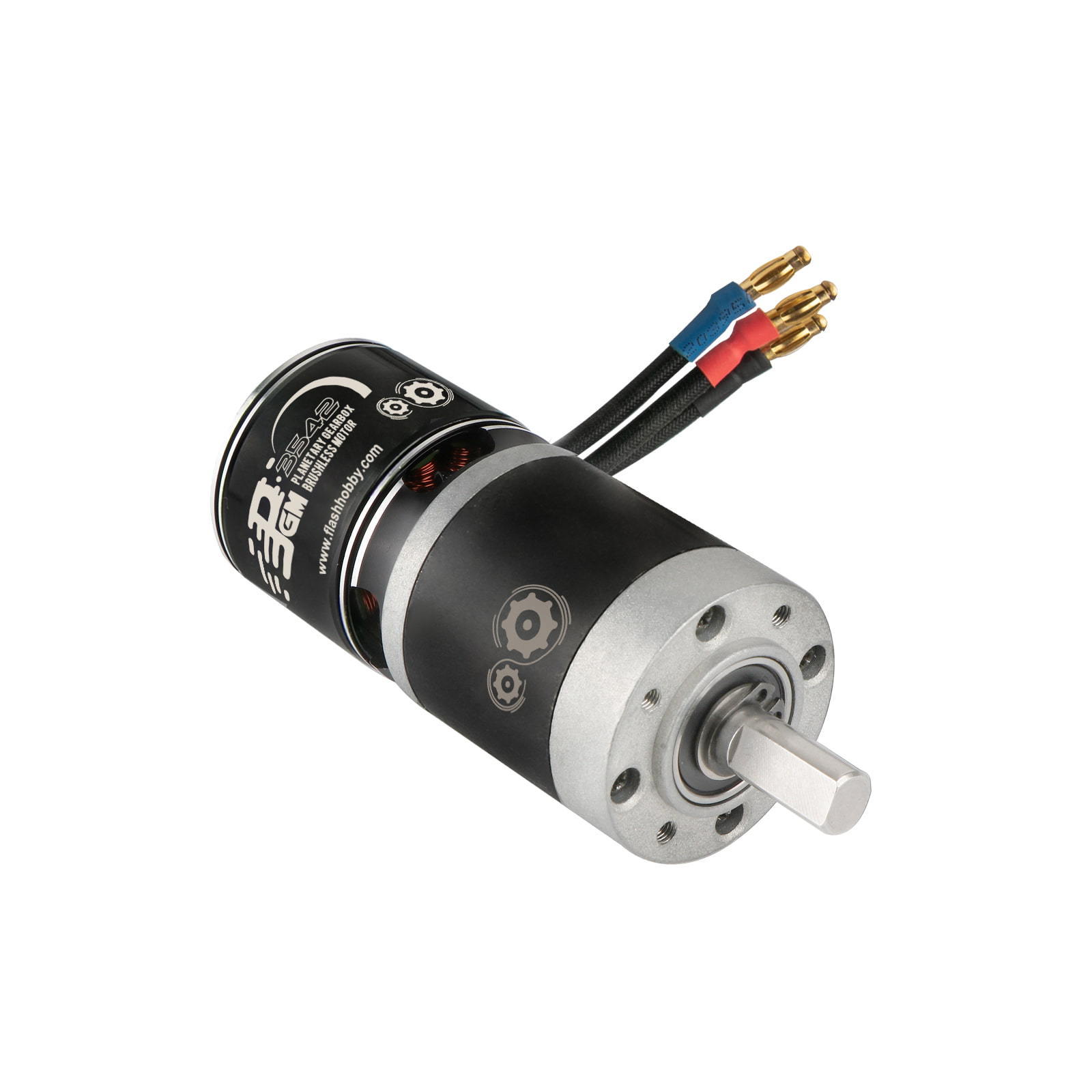 FlashHobby PGM3548 12V 413RPM 36mm Planetary Brushless Gearbox motor for wheelchairs