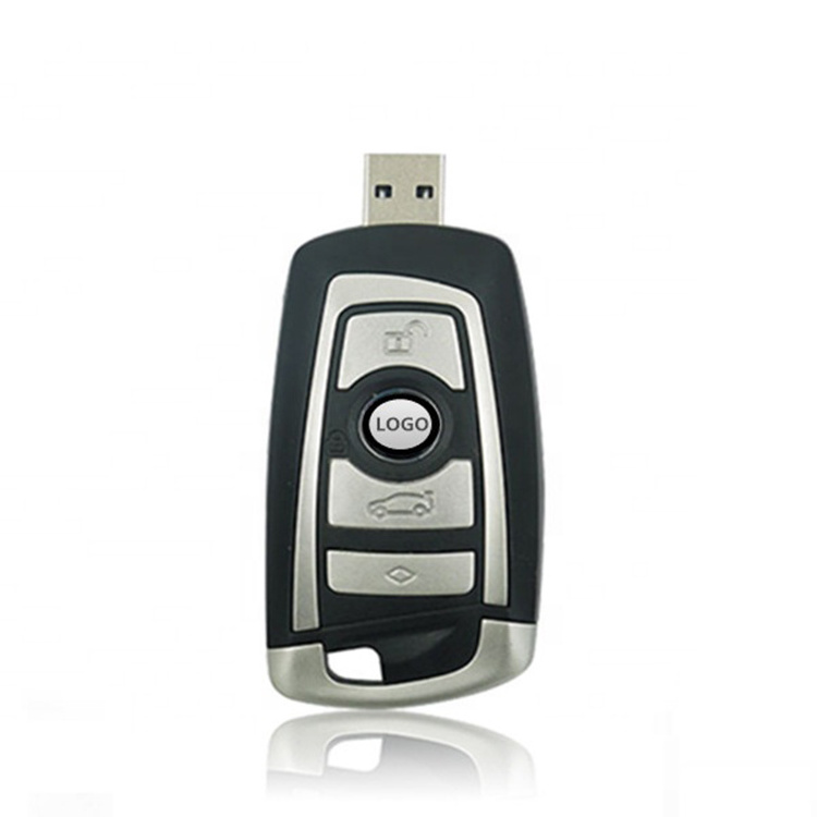 Plastic Wireless Pen Drive 128G USB Flash Drive 64G Various Brands Car Key Disk 32G 16G 8G Automobile Opener Memory Stick