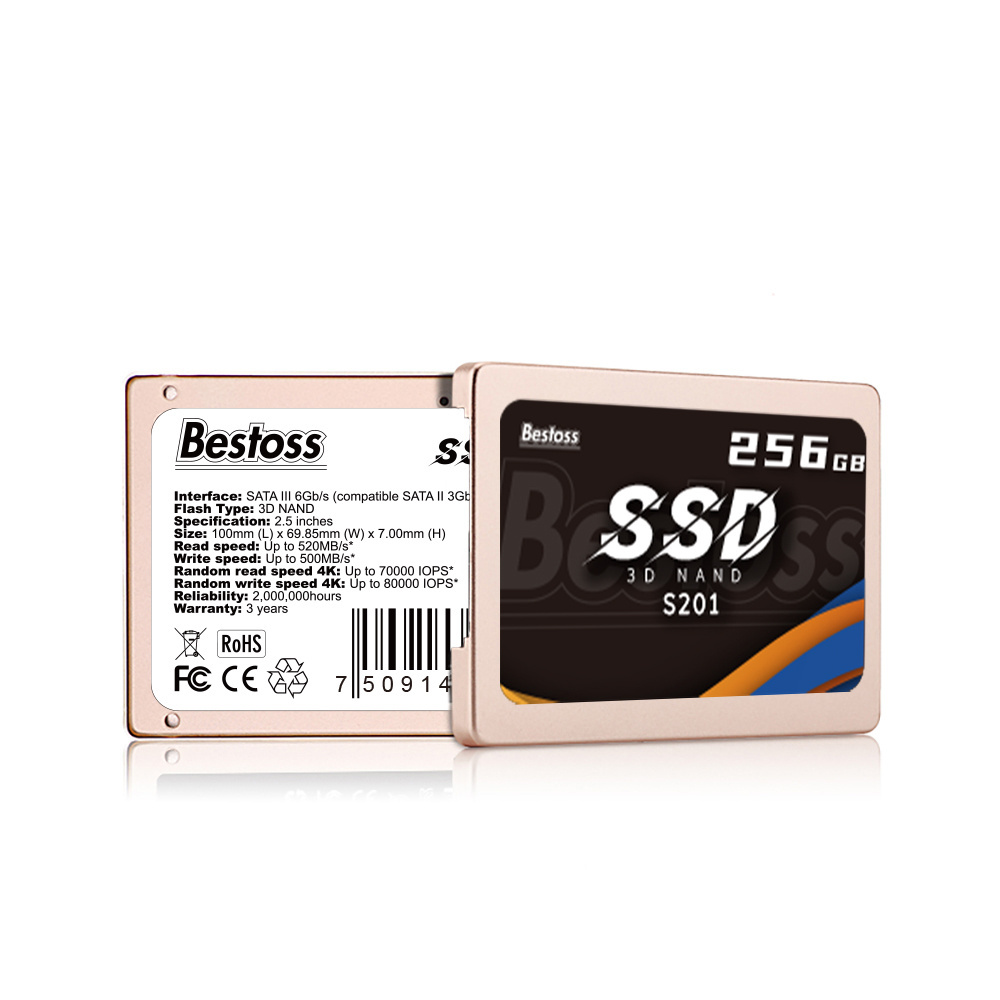 BESTOSS HOT SALE 512GB Factory Wholesale Internal 2.5 Inch SATA3 SSD Drive For Laptop Desktop Hard Disk SSD