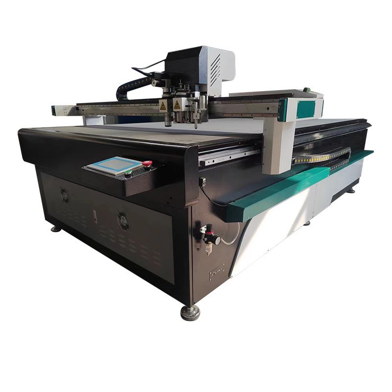 China Trade Assurance boxes cutting table roll sticker printer colored cardboard sheets flatbed cutter With auto feeding table