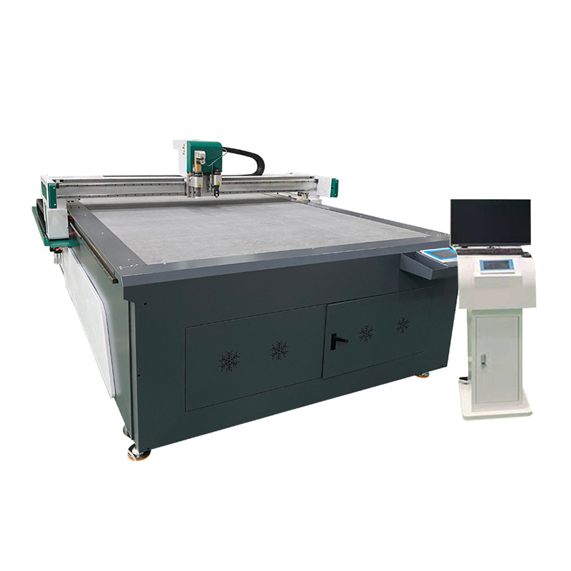 2024 fully automatic Gray board digital cutting table Wood pulp board die cnc cutter Finnboard cutting plotters lower price