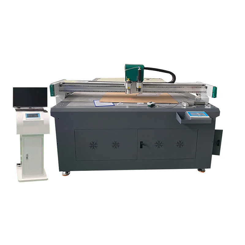 2024 fully automatic Gray board digital cutting table Wood pulp board die cnc cutter Finnboard cutting plotters lower price