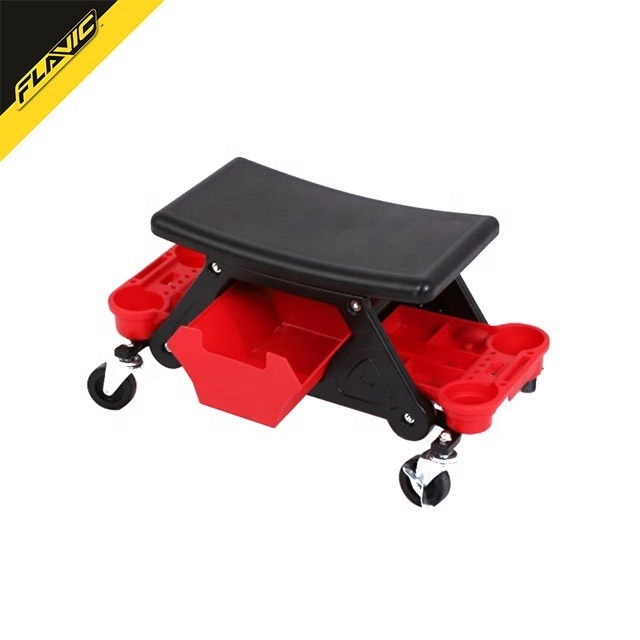 Creeper Seat Heavy-Duty Rolling Workbench Mechanics Stool with Wheels