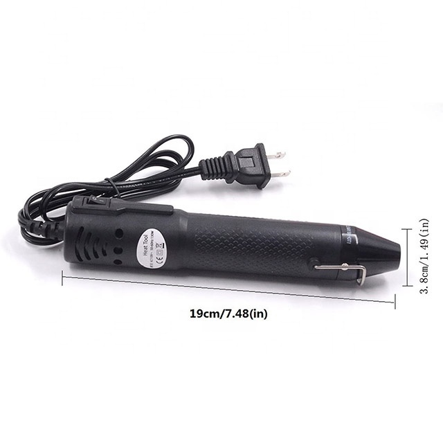 Mini Heating Gun 130W Hot Air Pen Tools Shrink Pen with Stand for DIY Embossing and Drying Paint Multi-Purpose Electric Heating