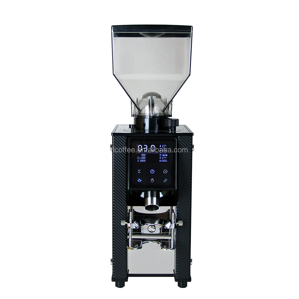 Large Commercial Coffee Grinder Professional Electric Coffee Bean Grinding Machine Stainless Tantanium Burr for Espresso 350 220