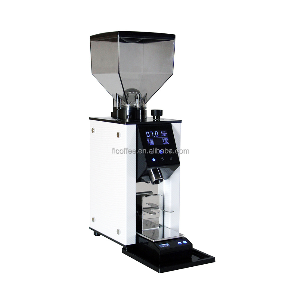 New Design Commercial Automatic Coffee Grinder with Digital Scale by Weight ZF64W Commercial Coffee Grinder