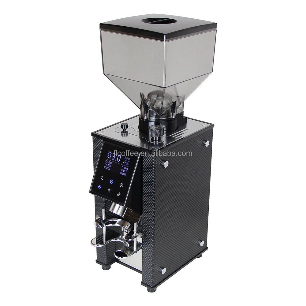 Large Commercial Coffee Grinder Professional Electric Coffee Bean Grinding Machine Stainless Tantanium Burr for Espresso 350 220