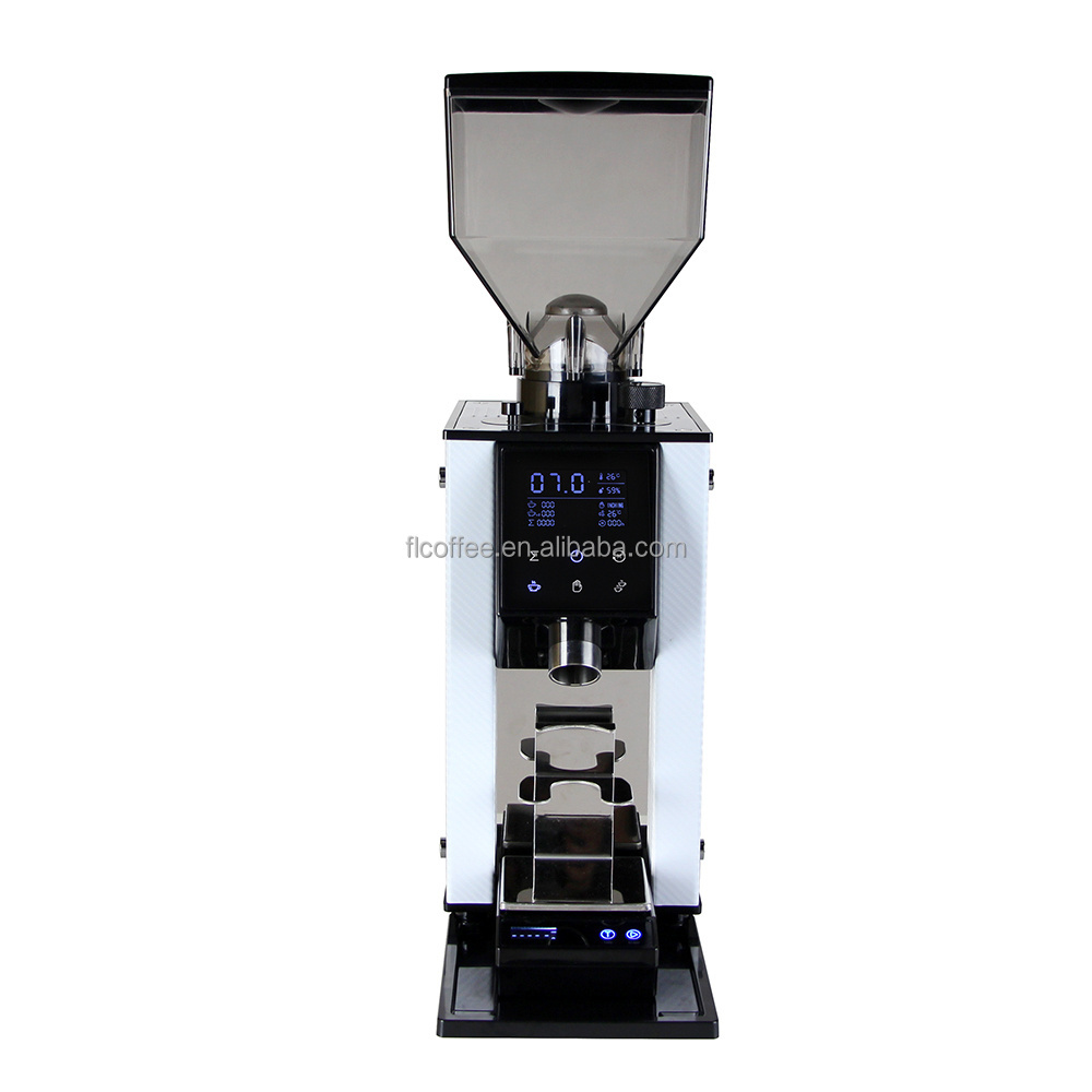 New Design Commercial Automatic Coffee Grinder with Digital Scale by Weight ZF64W Commercial Coffee Grinder