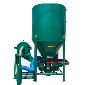 Simple chicken feed making machine feed mix animal food plant poultry feed grinder and mixer for small farm