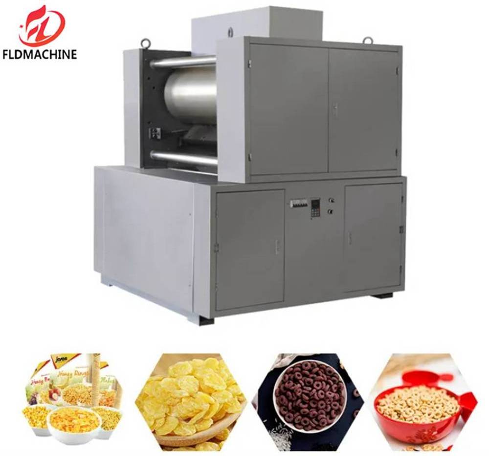 FLD Factory Direct Corn Flakes Making Machine Automatic Breakfast Cereals Production Line with New Mixer Baking Oven Rice Mill