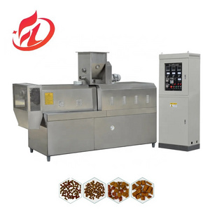 13 Years of Experience Twin Screw Extruder Automatic Pet Food Production Line Dog Food Making Machine With CE Certification